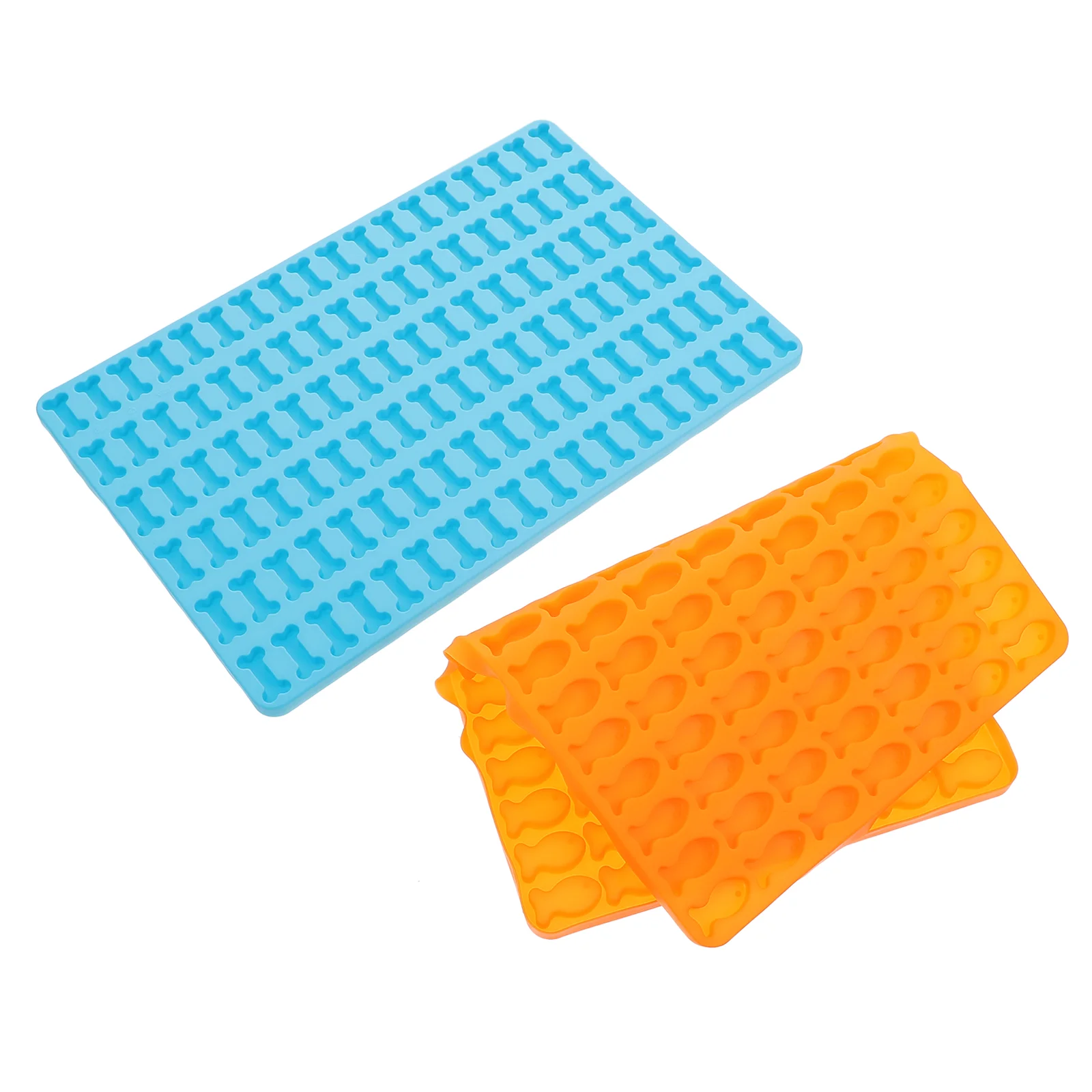 

2 шт., силиконовые формочки для выпечки, в форме рыбы