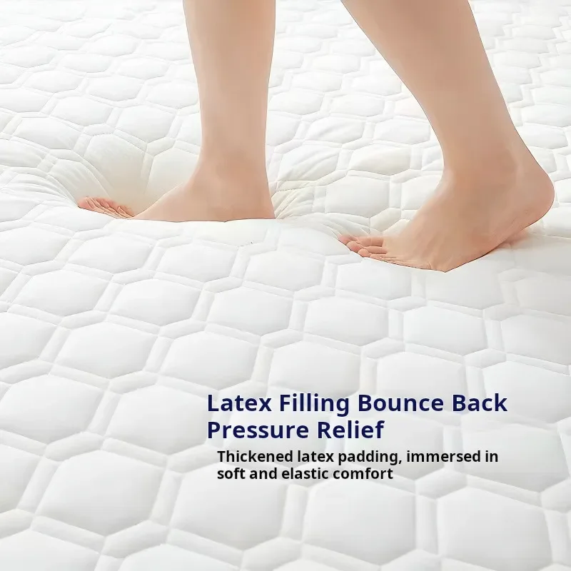 Латексный матрас мягкий утолщенный для общежития одиночная и двуспальная