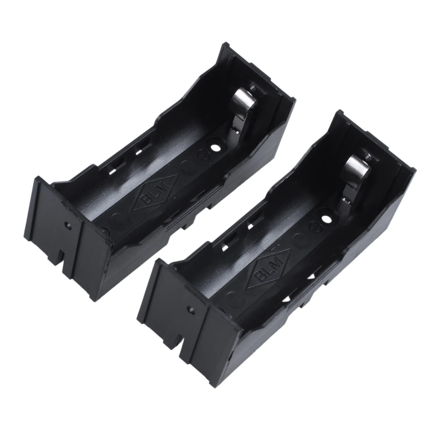 Пластиковый одиночный держатель для батареи 26650 коробка хранения 10 шт. черный