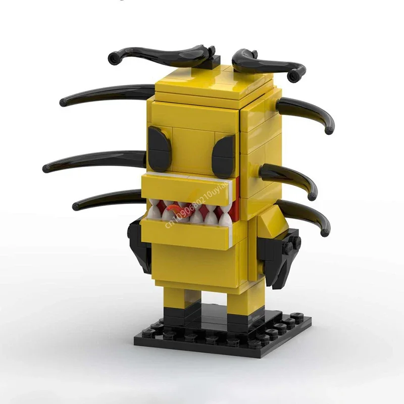 Фото 106 шт. Moc Phage in Brick Headz Стиль Модель Строительные блоки Brickhead Diy Creative s Сборка Развивающие кирпичи Игрушка в подарок №1