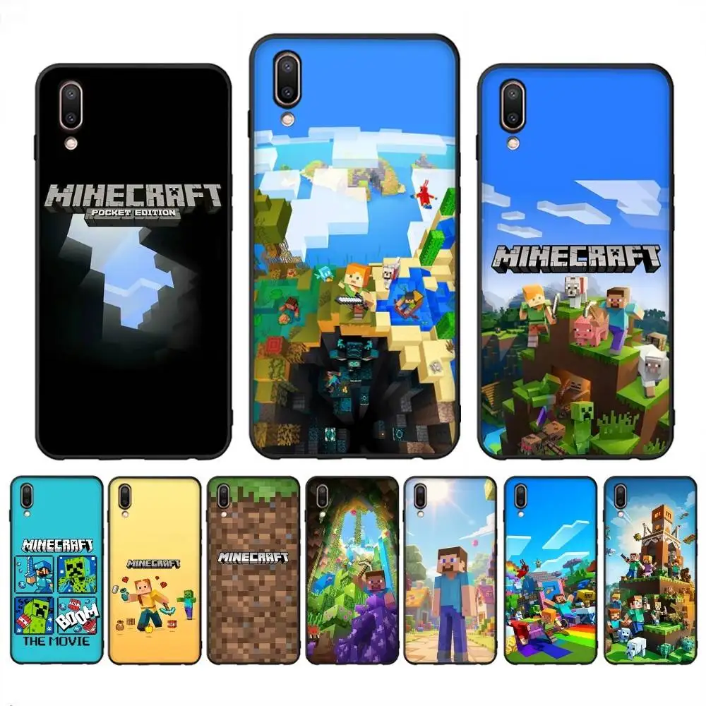 Фото Чехол для телефона Game M-Mine-craft Movie для Redmi Note 4 X 5 A 6 7 8 T 9 9S 10 11 11S 11Epro Poco M3 pro №1
