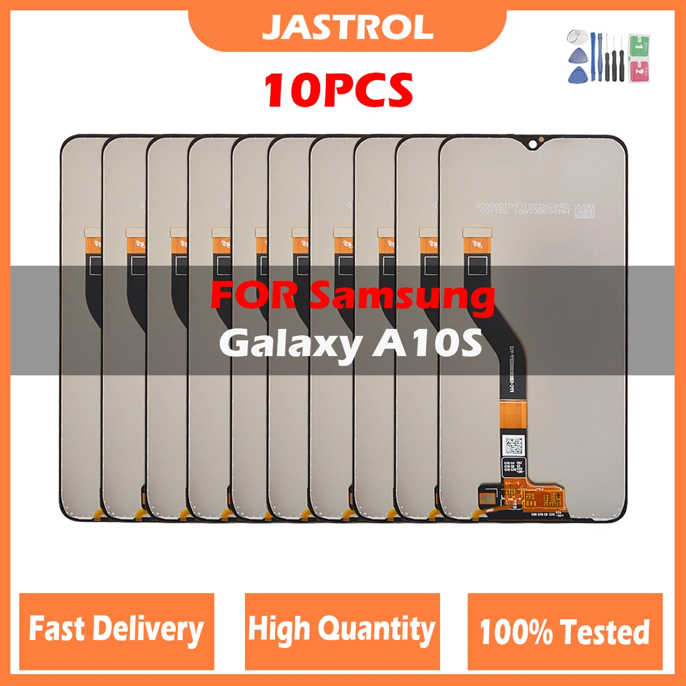 

ЖК-дисплей 6,2 дюйма для Samsung galaxy A10s, дигитайзер с сенсорным экраном в сборе, 10 шт./комплект, A107/DS, A107F, A107FD, A107M