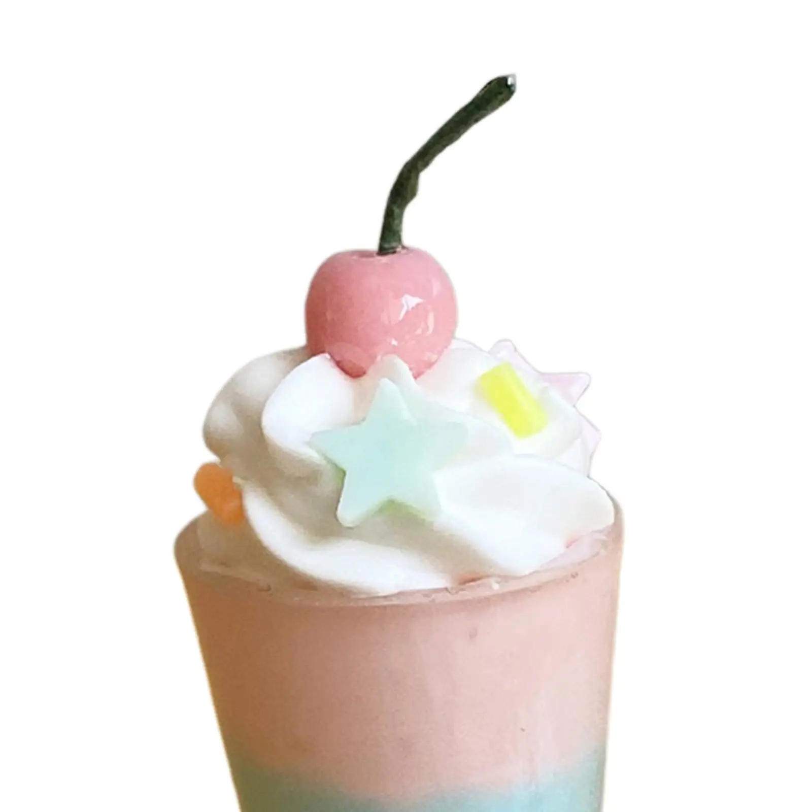 

Miniature Ice Cream Desserts Pretend Food for 1:6 Scale Dollhouse Accessory