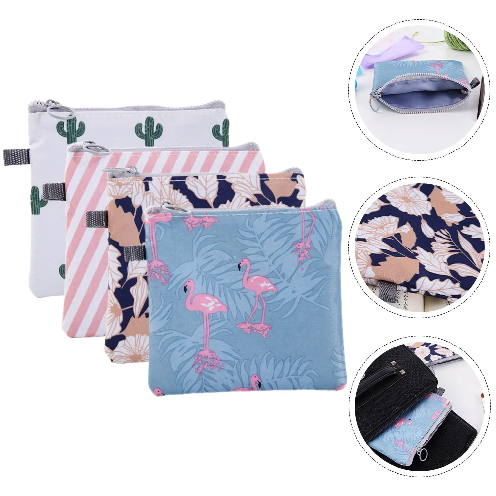 

Period Bagspouchsanitary Pad Holder Tampon Napkin Menstrualpurse Organizer Liners Feminine Products Panty Pads Liner Convenience