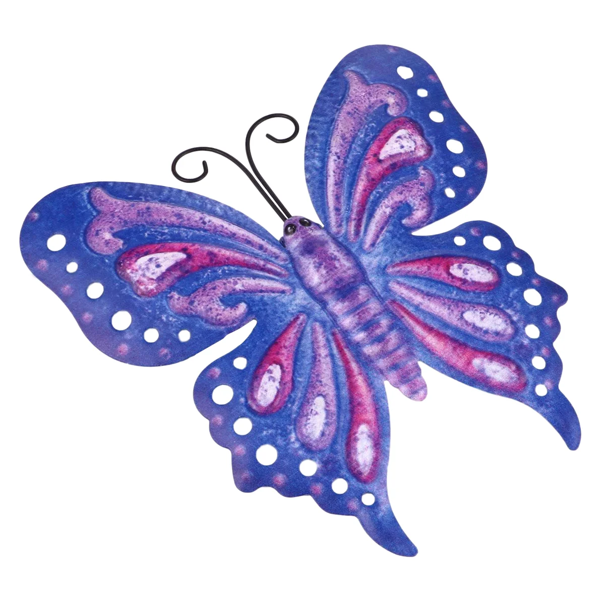 

Butterfly Wall Decor Outdoor Figurine Metal Decoration Garden Backyard Ornament Lawn Ornaments Hanging Sculptures