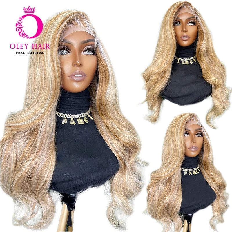 

Волнистые Синтетические прозрачные парики для косплея, 30 дюймов, 13 х4