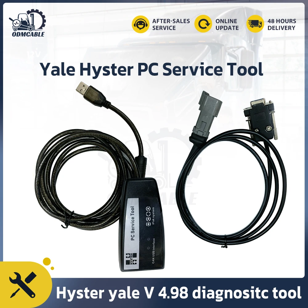 

V4.98 interface diagnostic cable for Ifak Yale Hyster PC repair tool CAN USB for forklift automatic diagnostic tool