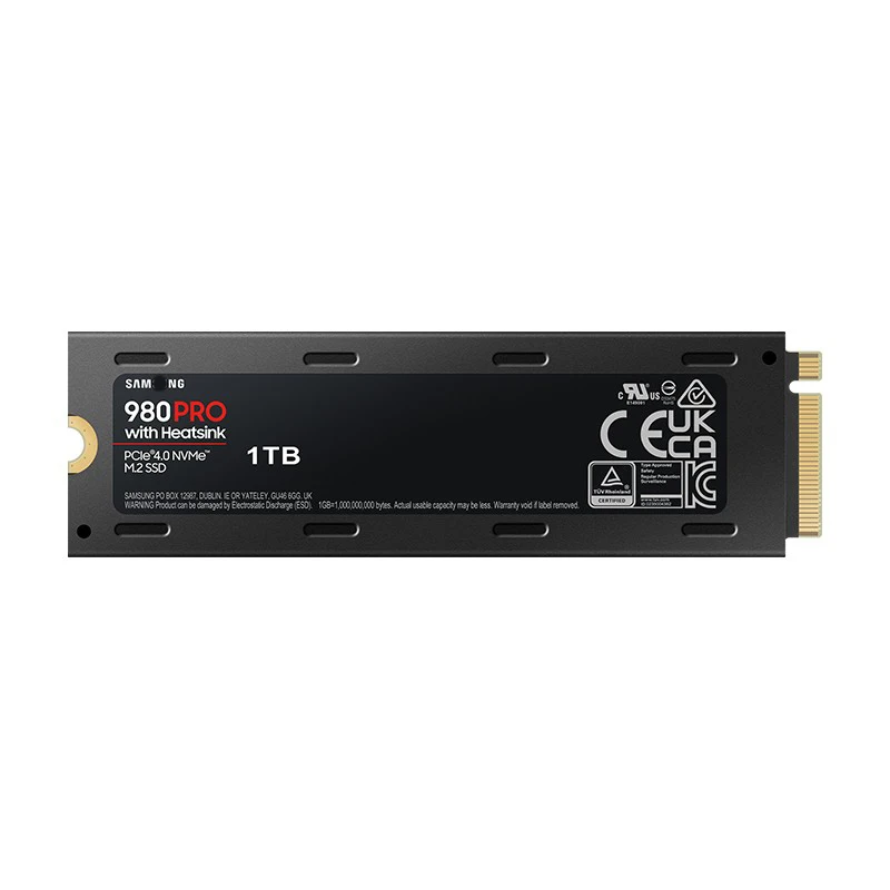 

Sung 1TB SSD M.2 interface NVMe protocol PCIe 4.0 x4 980 PRO With Heatsink version SSD solid hard drives MZ-V8P1T0CW MZV8P1T0CW