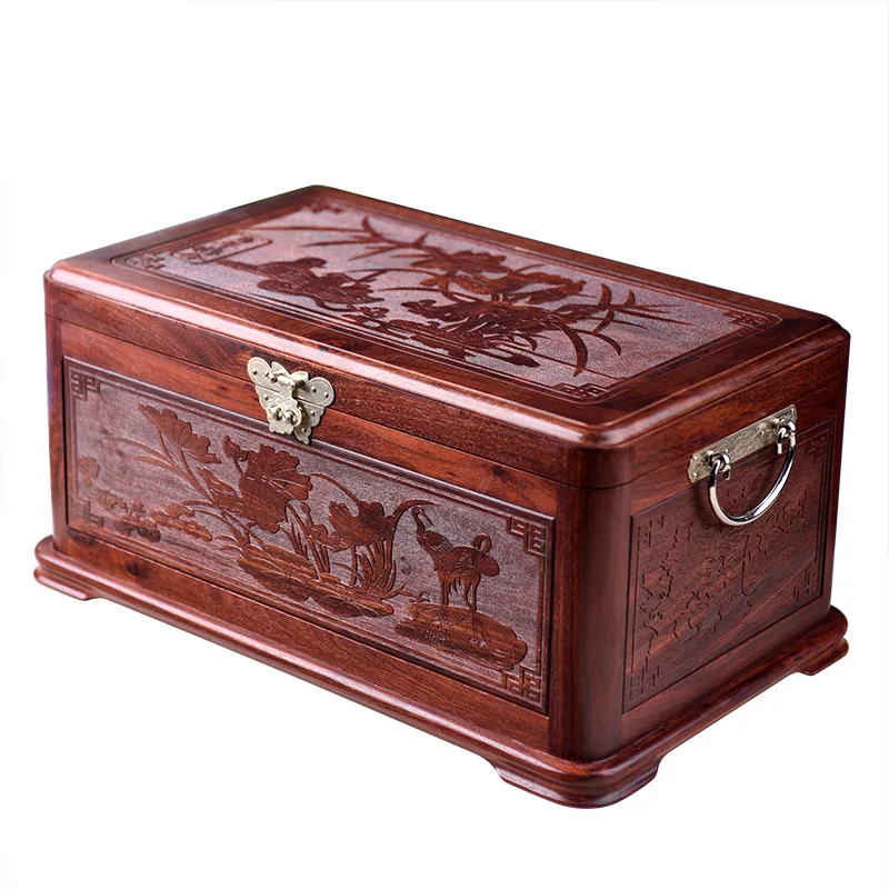 Organizer For Girl Large Wood Double Layer Jewelry Box Storage Organizer Case Gift