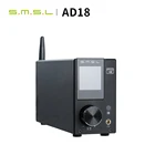 SMSL AD18 HIFI аудио усилитель стерео Bluetooth Apt X USB DAC усилитель проигрывателя DSP Full Digital Power amplificador 2,1 для динамика