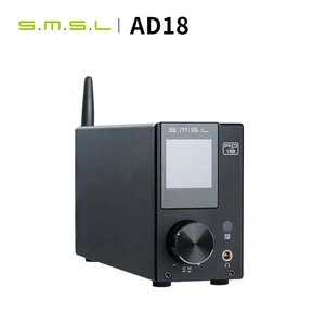 SMSL AD18 HIFI аудио усилитель стерео Bluetooth Apt X USB DAC усилитель проигрывателя DSP Full Digital Power amplificador 2,1 для динамика