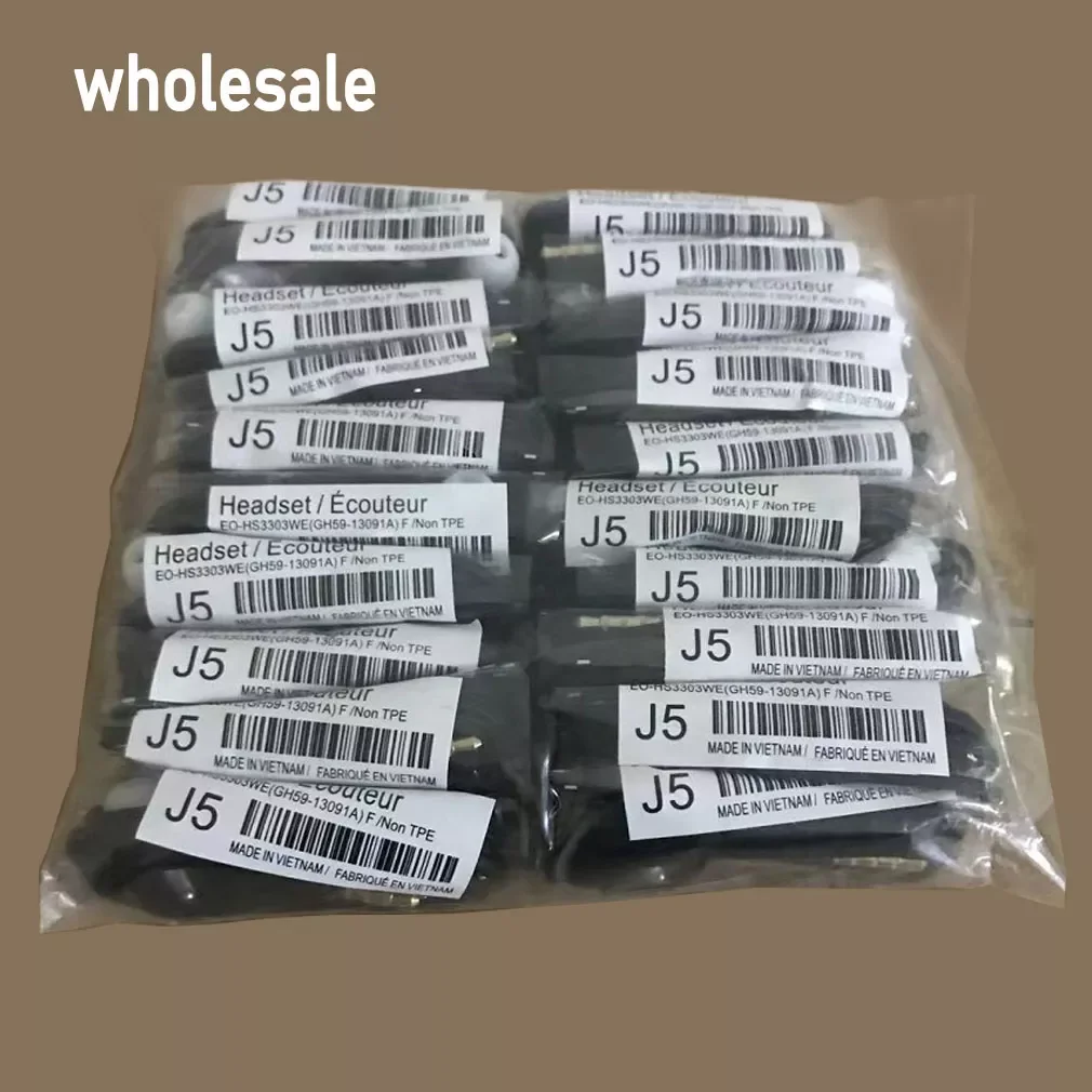 

For Samsung HTC Xiaomi Phones10pcs/lot AAAA J5 Headsets In-ear Earphones Headphones Hands-free with Mic 2022