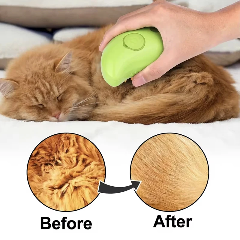 Многофункциональная распылительная массажная расческа чистящая щетка для