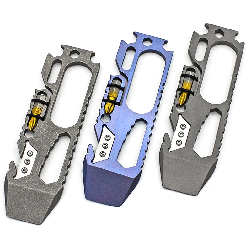 

Titanium Alloy Emergency Tool FRT Home Outdoor Multi-function Survival Camping Equipment Edc Portable Camping Gear