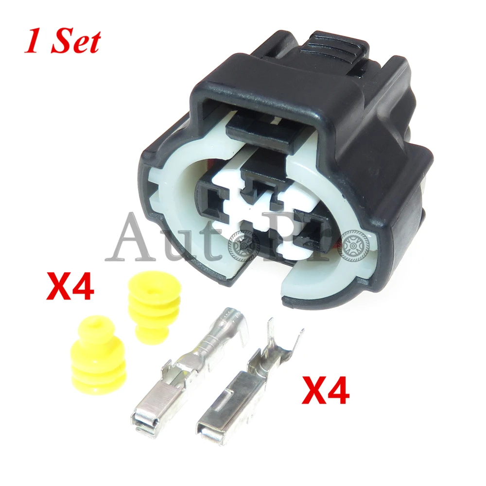 

1 комплект, автомобильный переключатель давления воздуха с 4 отверстиями 6189-0647, пластиковый корпус, водонепроницаемая вилка, Автомобильный Электрический провод, розетка для Toyota