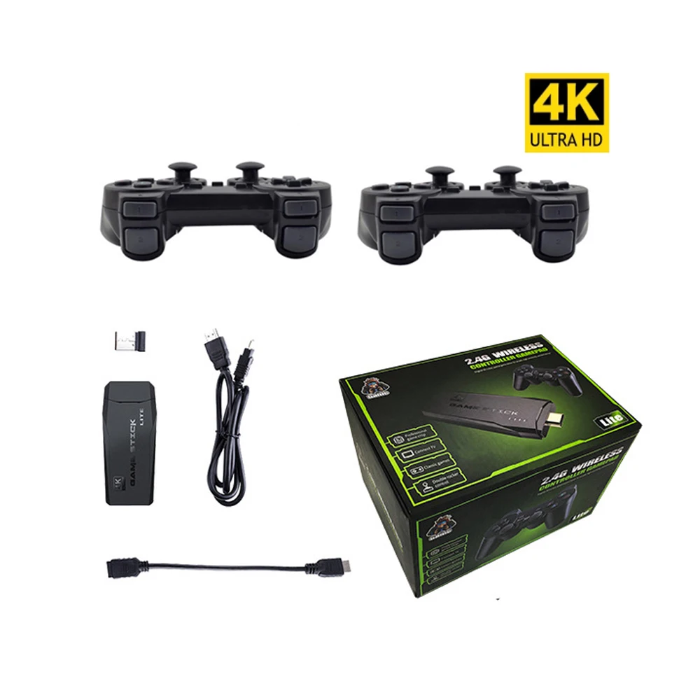 

M8 Mini HD 2.4G Wireless Dual controller TV Game Console U game stick lite For GB/GBA/GBC Arcade Joystick