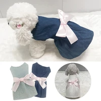 cute dog dress for small dogs chihuahua pug clothes sweet princess style cat princess dress dog wedding dress bow skirt