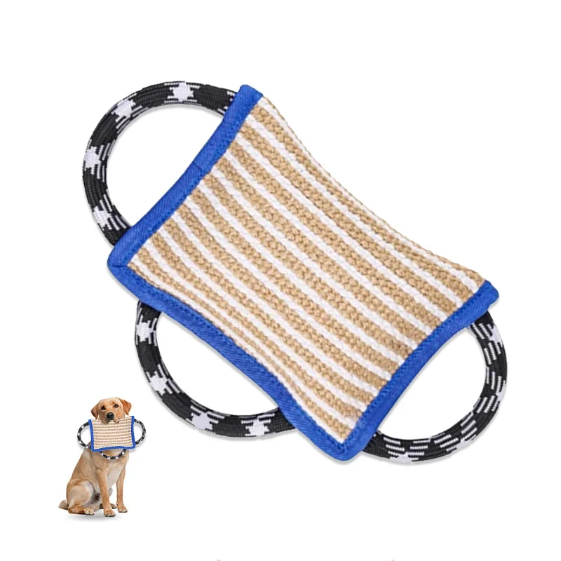 

Training Dog Bag Toys Molar Bite Resistance with Webbing Tear Resistance Interactive Outdoor Training Health for Medium Pets