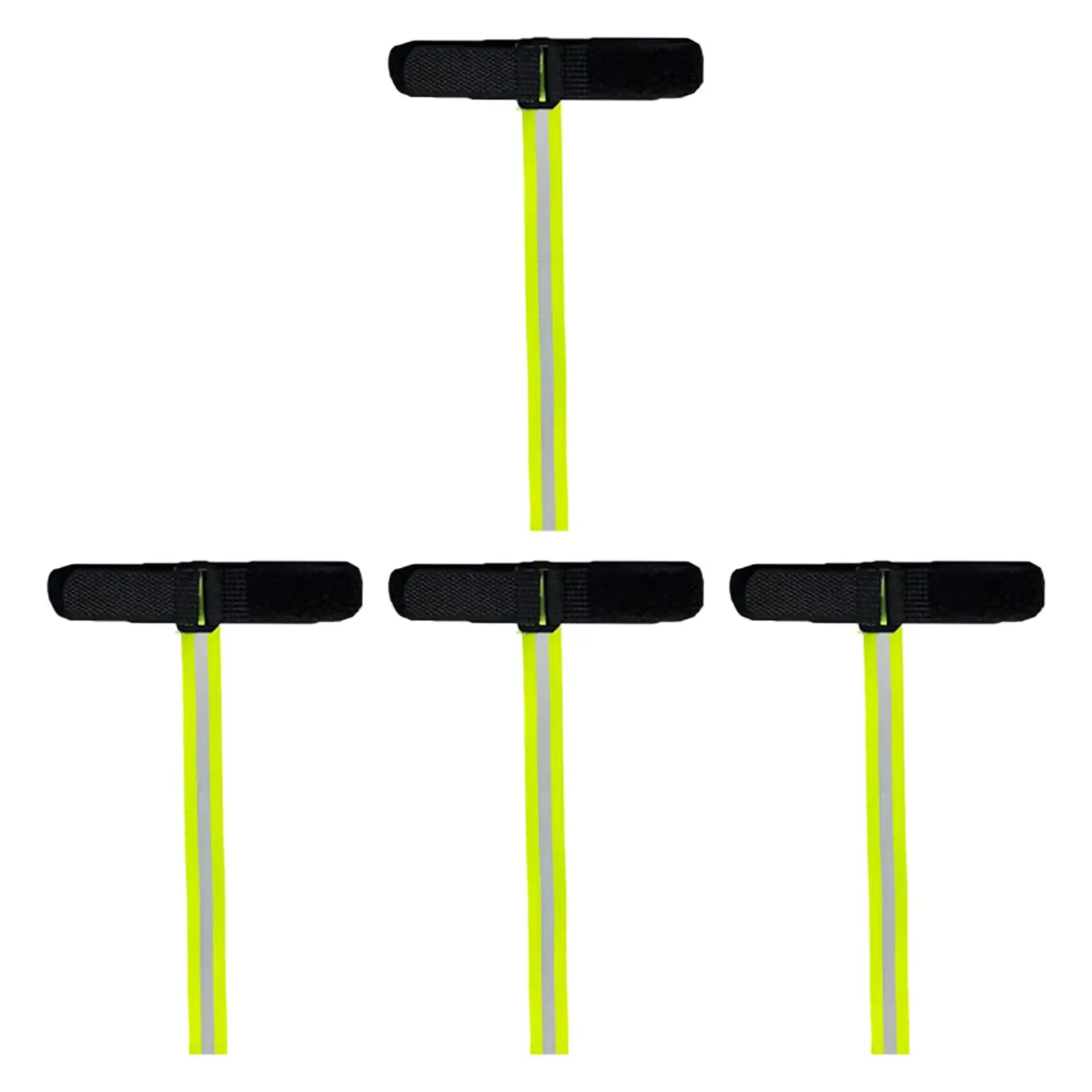 

4 шт., светоотражающие эластичные ремешки на запястье