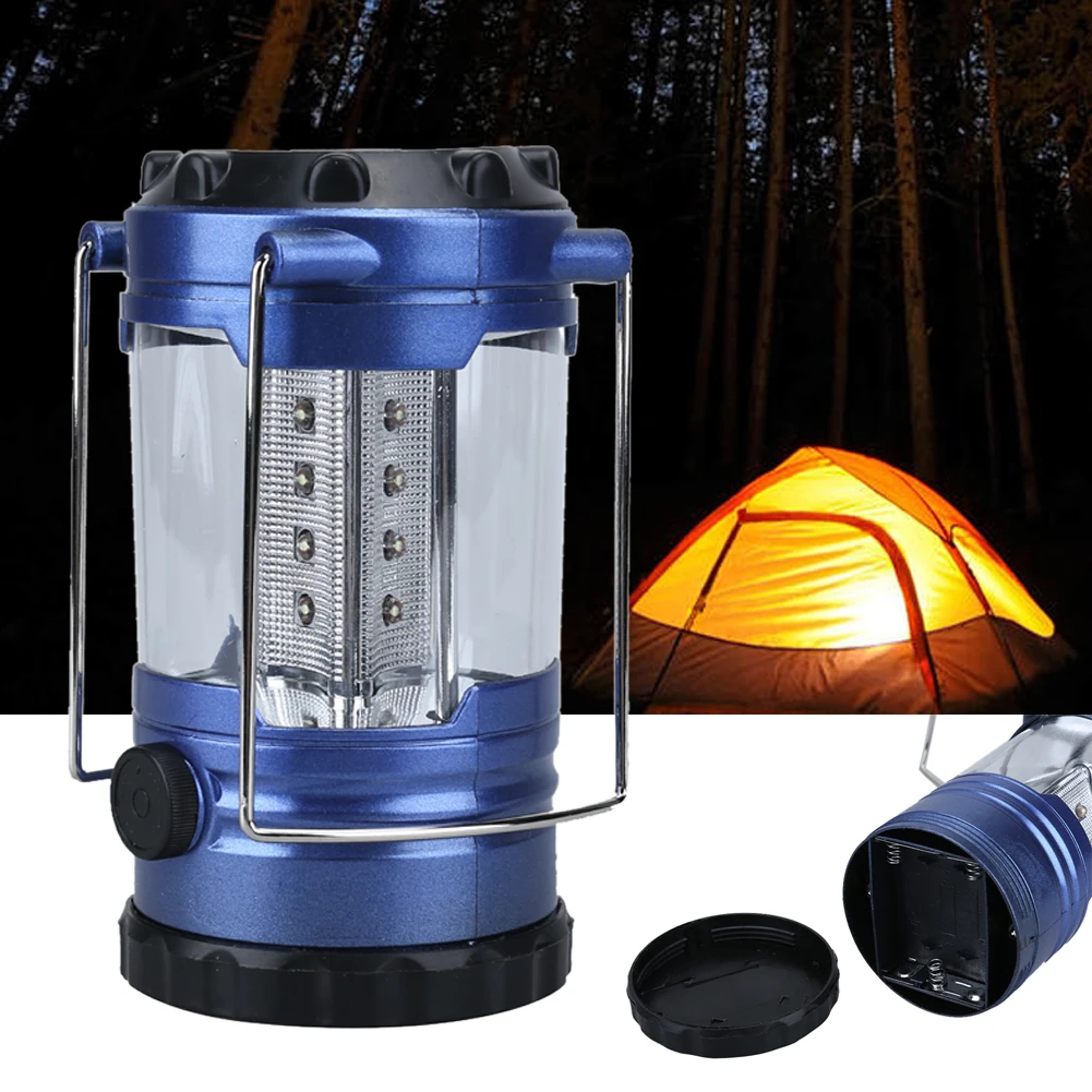 

12 LED Lantern Portable Outdoor Camping Tent Light with Handle Energy Saving Working Lighting for Fishing Emergency