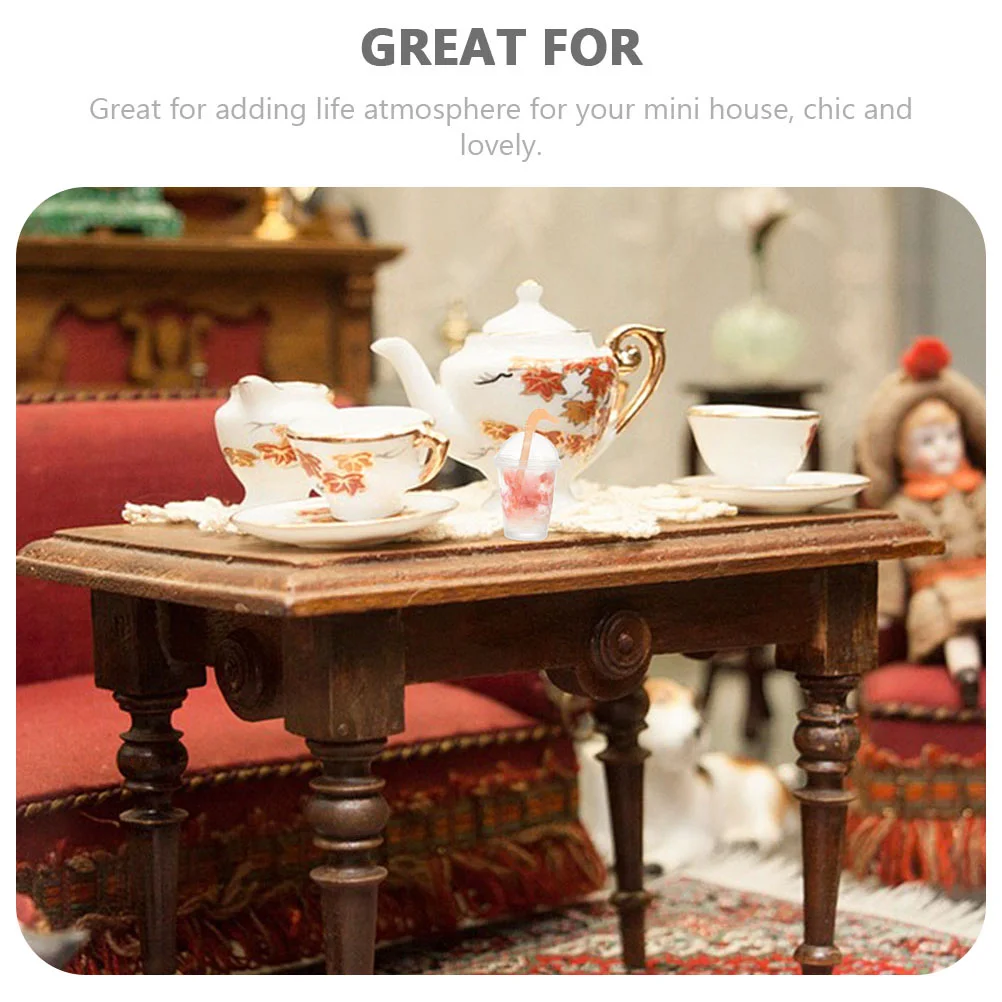 10 шт. имитация чашки для чая с молоком мини-домик реквизит аксессуары кофейные