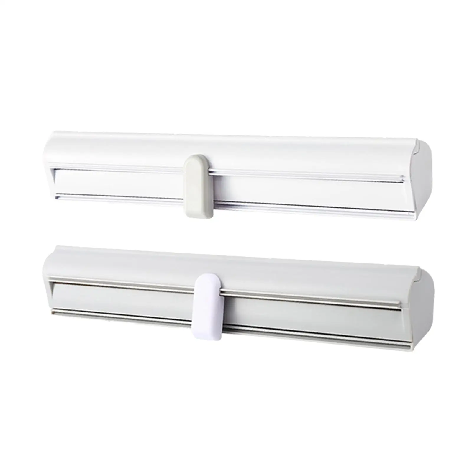 

Food Wrap Dispenser Foil Dispenser, Slide Cutter Kitchen Accessories Storage Holder Cling Wrap