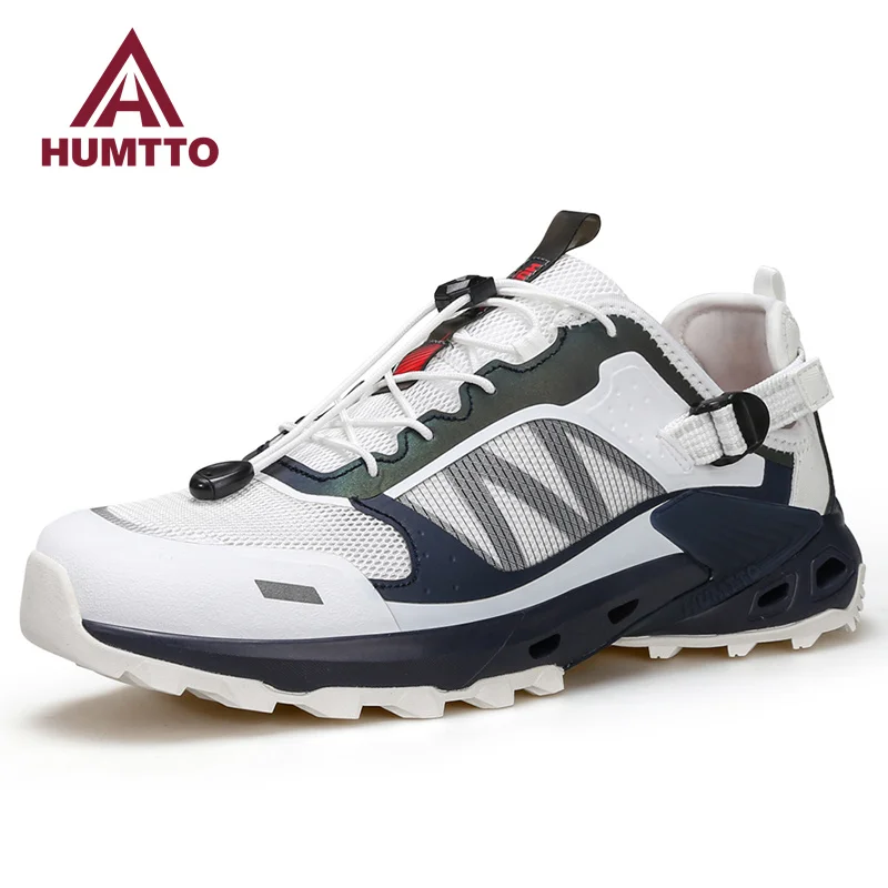 HUMTTO Summer Shoes for Men 2023 Breathable Sports Hiking Water Shoes Man Outdoor Luxury Designer Trekking Wading Sneakers Mens