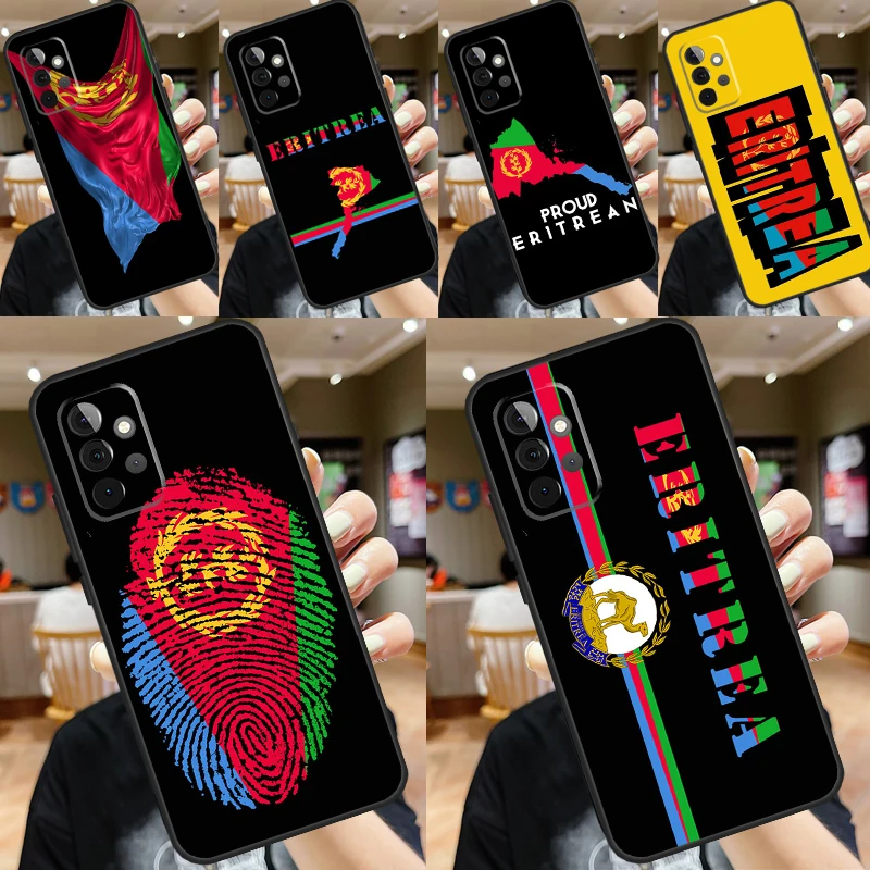 Чехол для телефона с флагом Эритреи Samsung Galaxy A32 A52 A12 A53 A33 A23 A13 A54 A34 A14 A51 A15 A25 A35 A55
