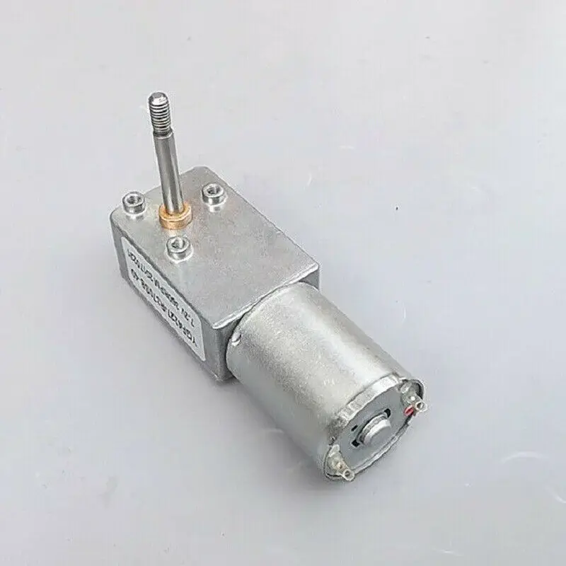 Миниатюрный металлический турбодвигатель С червячным редуктором 7 типов, постоянный ток 3 В, 5 В, 6 в, 7,2 В, 360 об/мин, медленный микро-электродвигатель, длинный резьбовой вал