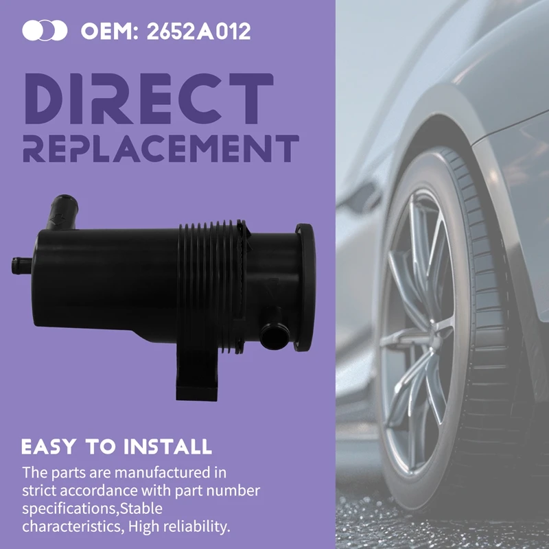 2652A012 Экскаватор Картер Выхлопной газовый фильтр Канистра Сапун двигателя для