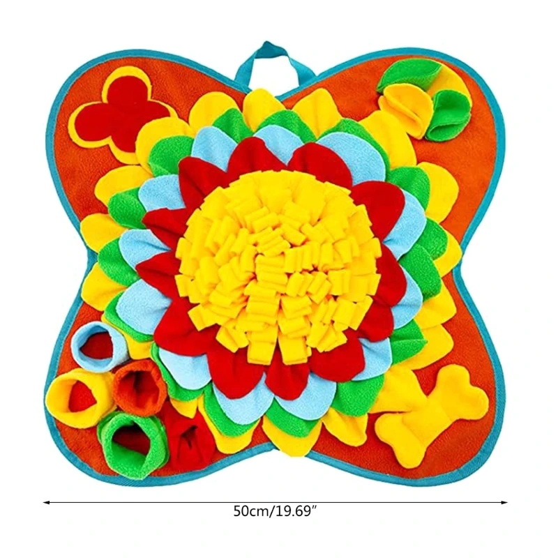 Интерактивный коврик для нюхания домашних животных медленного кормления собак