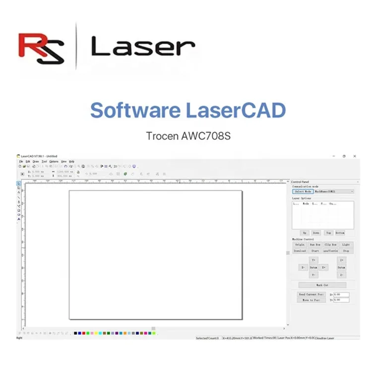 Карта лазерного контроллера AWC708C Trocen Anywells Контроллер лазерной гравировки и резки