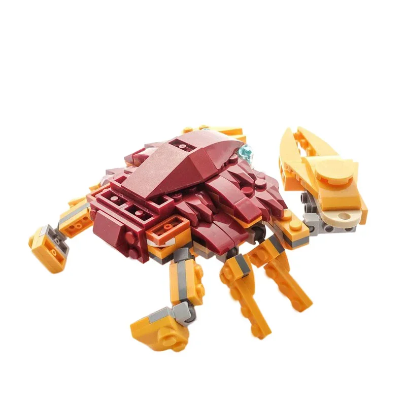 Фото Набор для сборки модели краба MOC Creator 3 (183 детали) – развивающий конструктор для детей, идеальный подарок на Рождество и День рождения №5