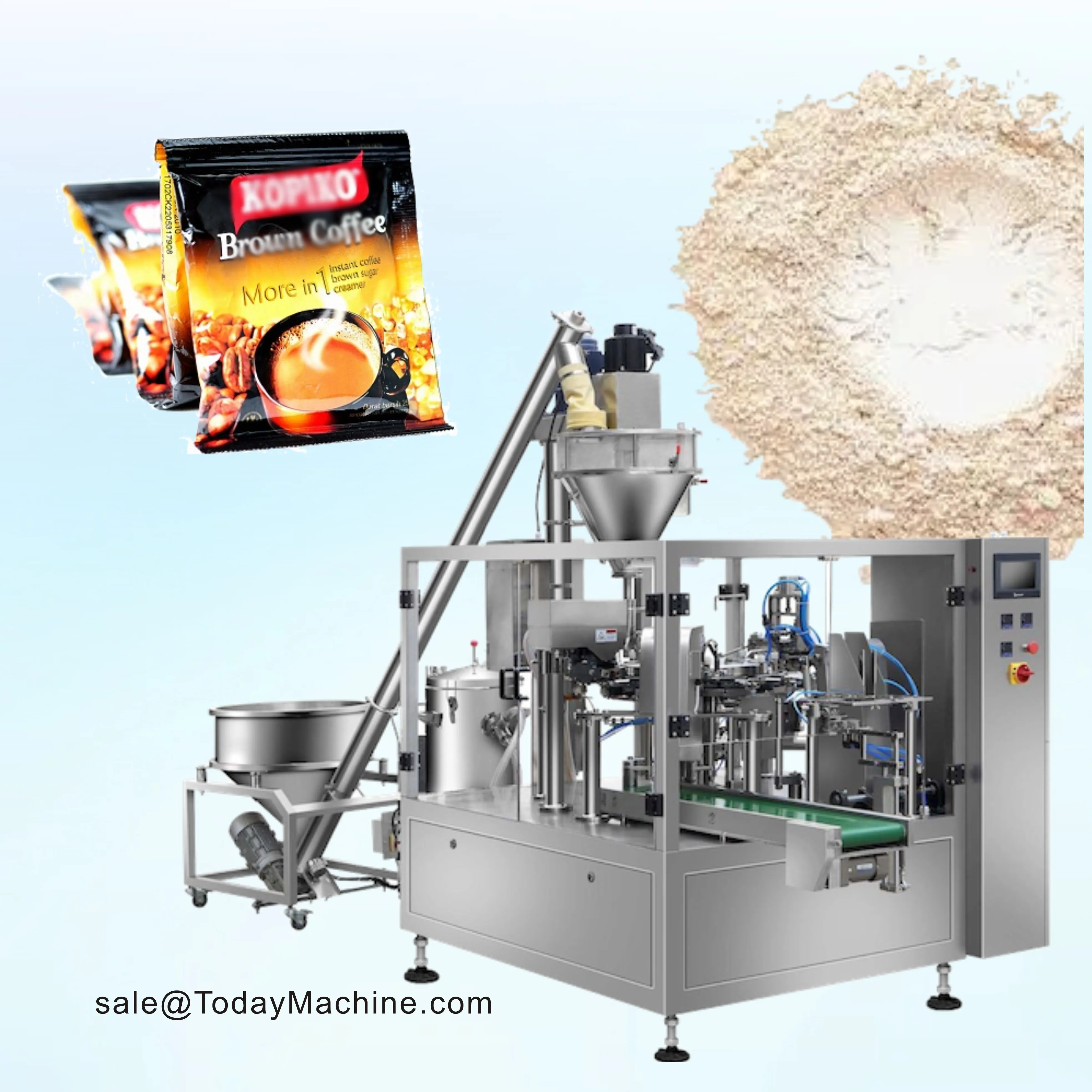 Автоматический для дой-паков роторная упаковочная машина готовых мешков с