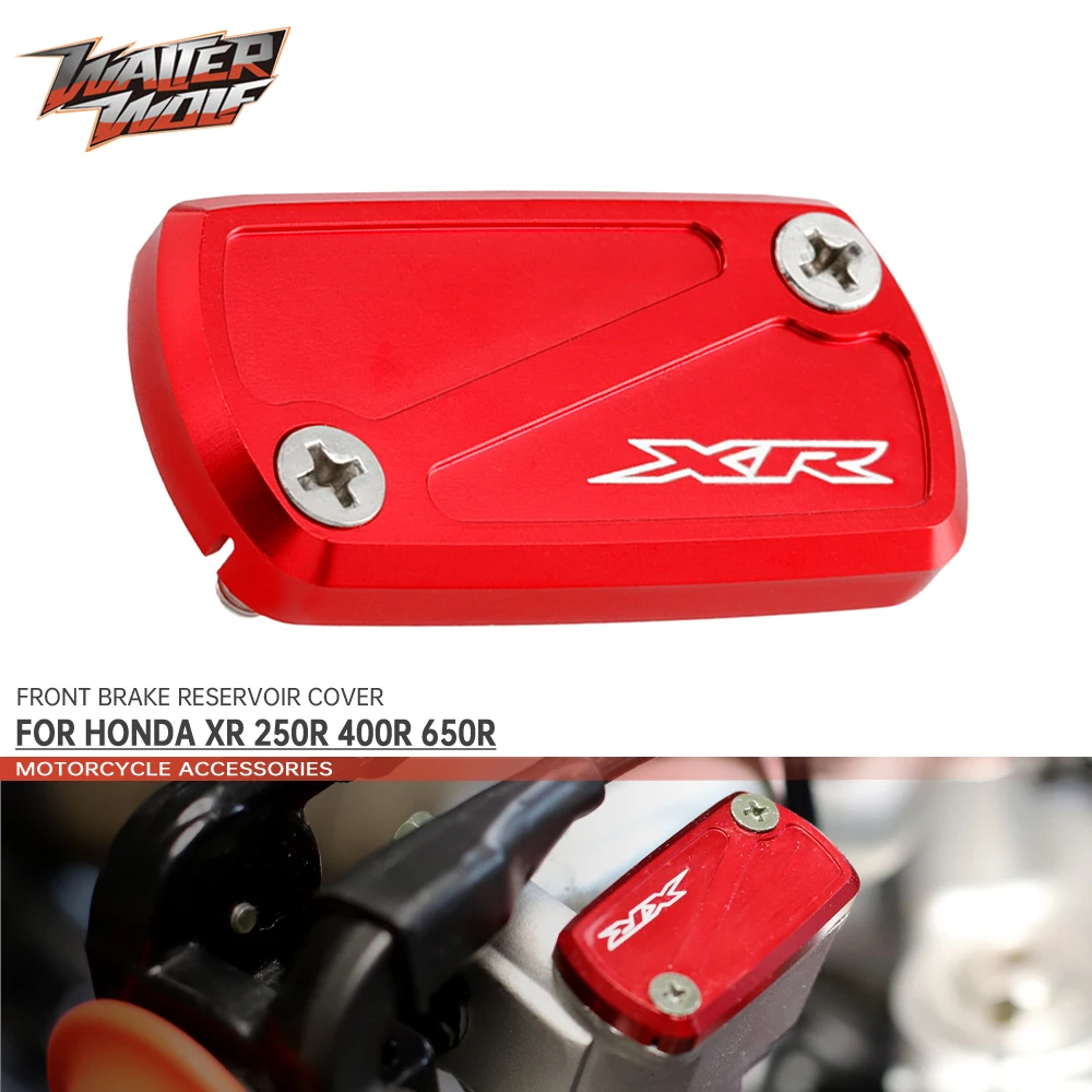 

Front Brake Reservoir Covers For HONDA XR 250R 400R 650R XR250R XR400R XR650R Motorcycle Accessories Oil Pump Cap CNC Aluminum