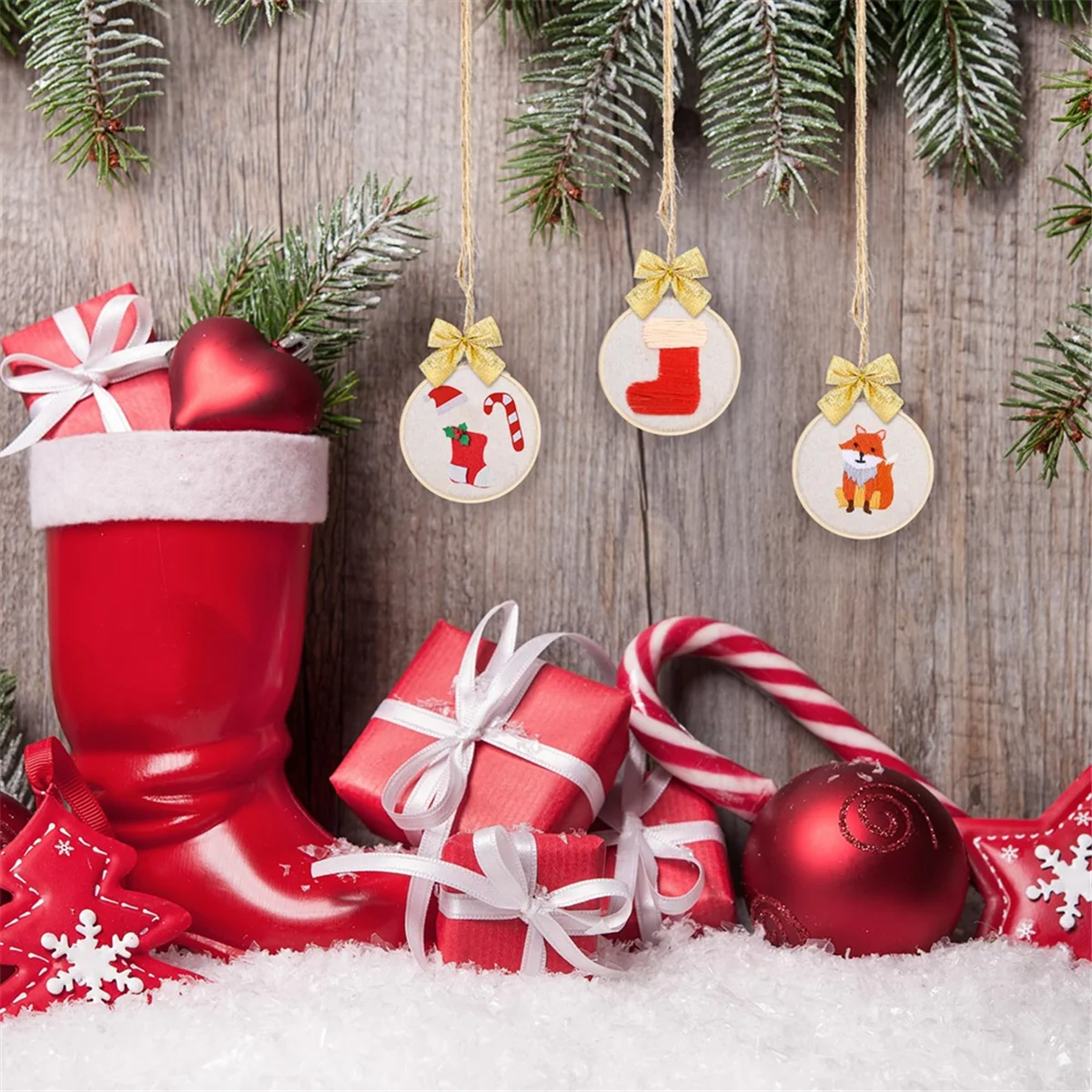 Мини-обруч для вышивания 3 дюйма 8 см 36 шт.