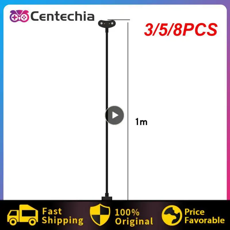

3/5/8PCS Plastic Charging Cable Strong Magnetic Attraction Anti-tangle Smart Watch Charger