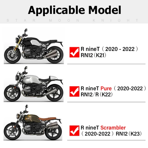 Защита головки цилиндра двигателя для BMW R nineT 2020- 2022, защитная крышка R Nine T Rnine T R9T, чистый скремблер, аксессуары для мотоциклов