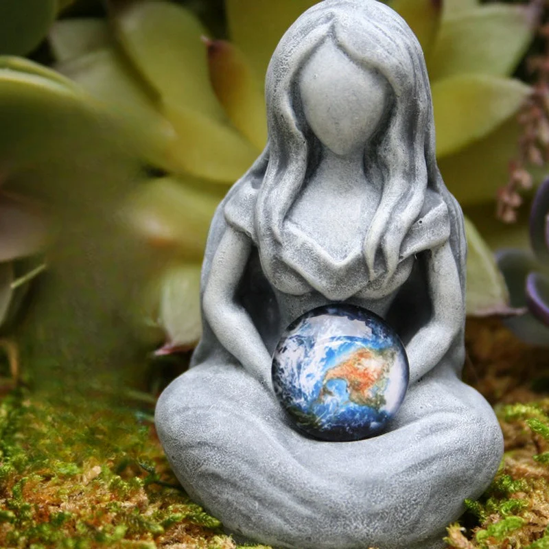 

Резиновые украшения для сада, матери, Богини Земли, Ярда, украшения для дома