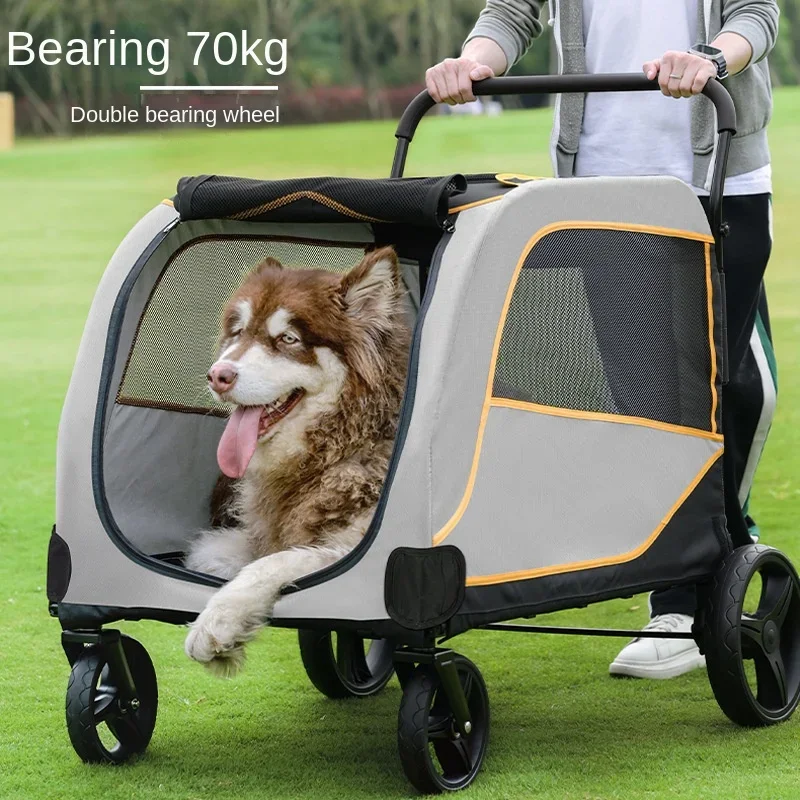 Фото безумное быстрое исключение Hunde Cathze und Ein Hund in Versç Kinderwagen건 als Transport фahrzeuge для behinderte 2.1eful №1