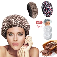 flaxseed baked oil care heating cap hair mask microwavable hot head thermal heat drying hat steamer beauty tools convenient home