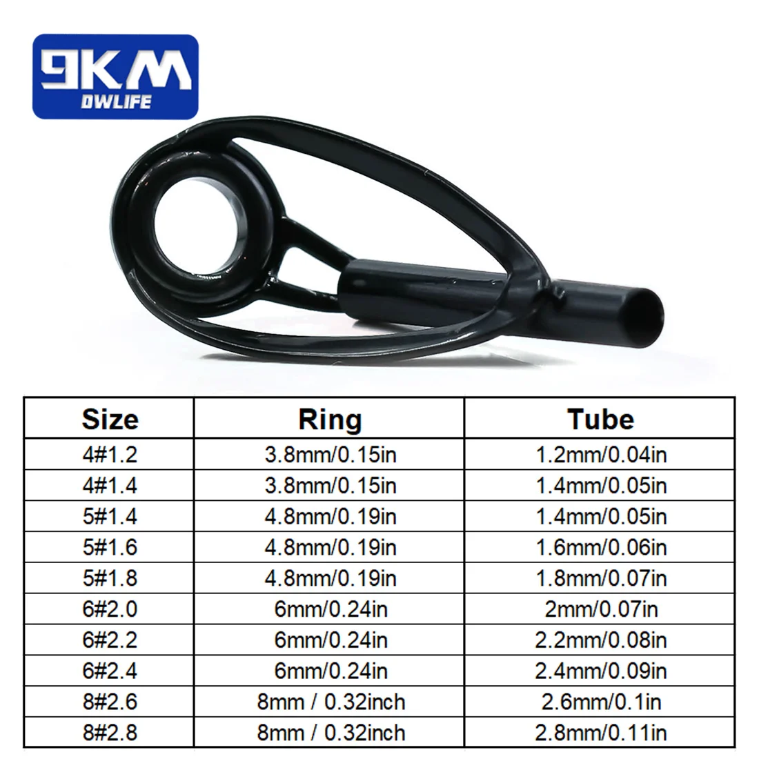 Набор для ремонта удочки комплект из нержавеющей стали с направляющими