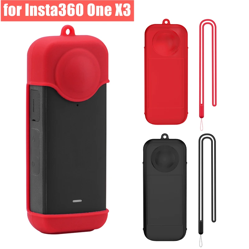 

Silicone Cover for Insta360 One X3 Storage Case Body Protective Cover Sleeve for Insta360 X3 Panoramic Camera Accessories