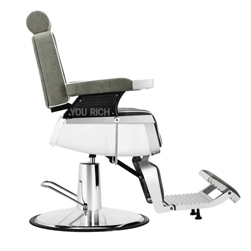 Темно-серые стулья для парикмахерских на продажу сверхмощное парикмахерское