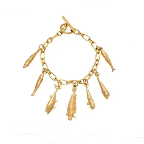 WEALTHYBOO Золотые деревянные браслеты