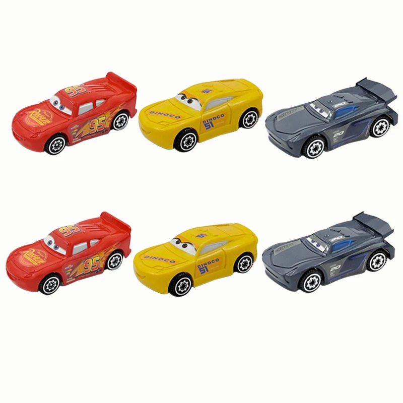Фото Портативная пластиковая модель грузовика Disney Pixar Cars 2, литая под давлением, игрушка для детей 14 лет, продается на штуку №3