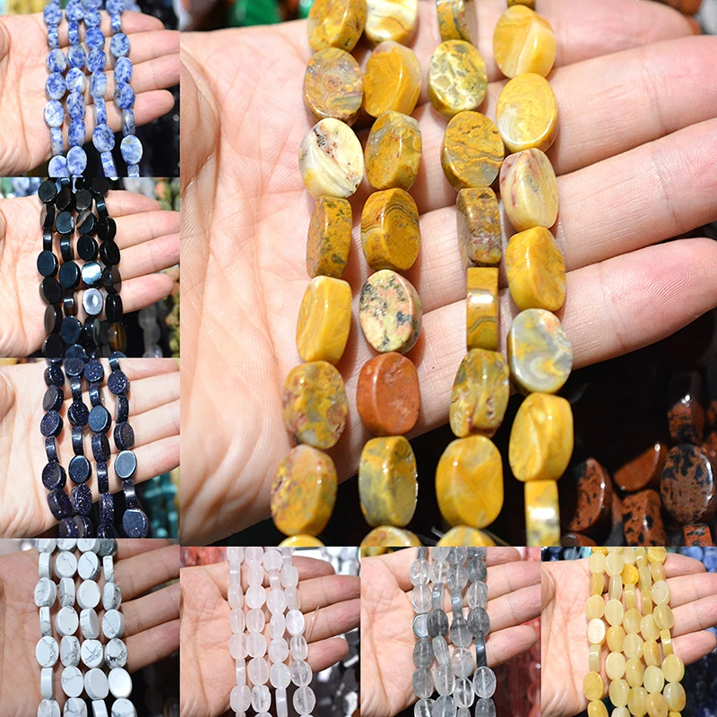 10 мм x 14 мм 25 шт. бирюзовые круглые бусины из натурального камня