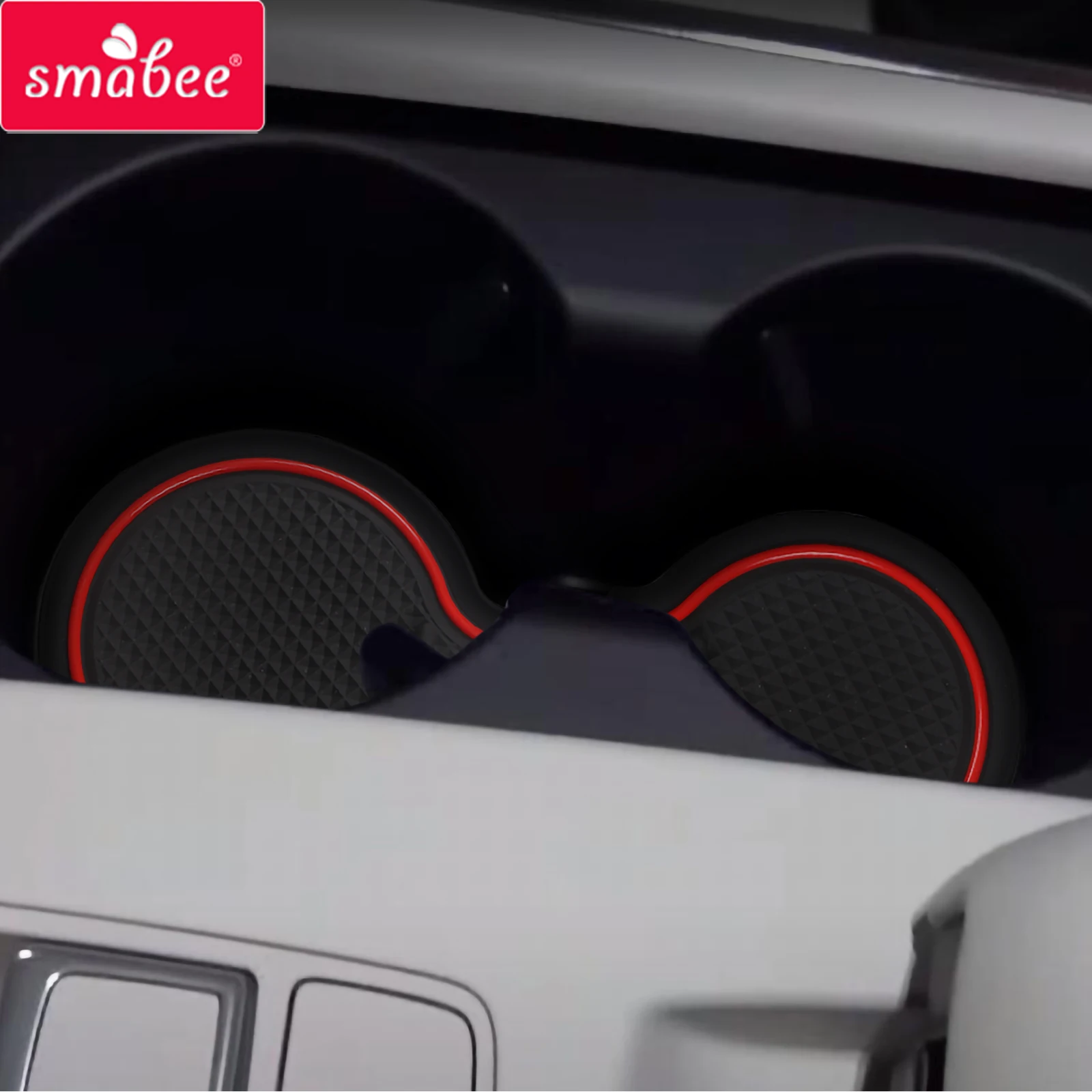 

Smabee Anti-Slip Gate Slot Pad for Hyundai Grandeur Azera 2020 - 2022 Cup Holder Interior Accessories Non-Slip Door Groove Mat