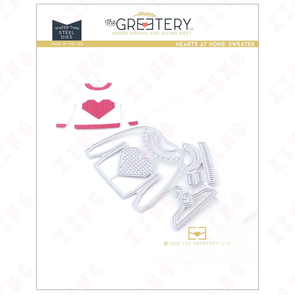 

New Arrival Sweater Metal Cutting Dies Scrapbook Diary Decoration Embossing Template Diy Greeting Card Handmade Craft Album Mold