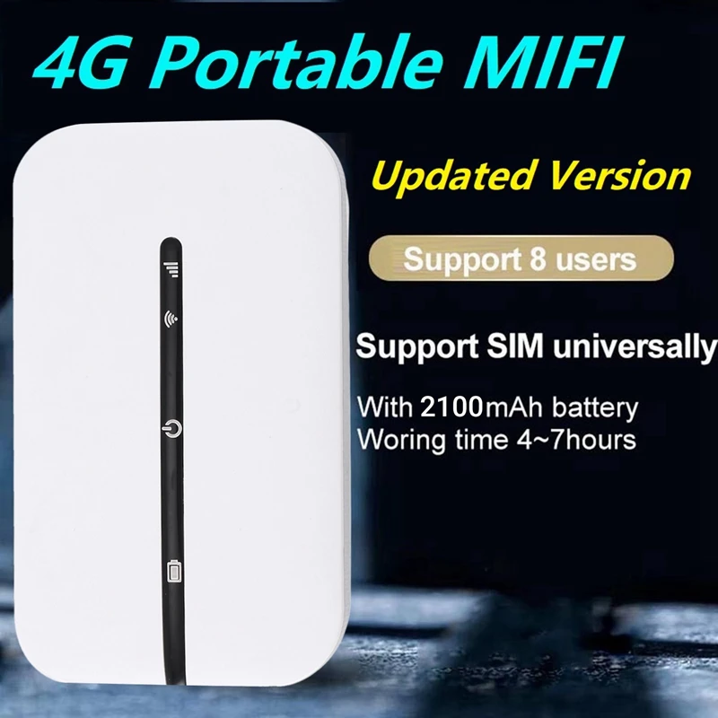 

4G MiFi WiFi Router 150Mbps WiFi Modem Car Mobile Wifi Wireless Hotspot Wireless MiFi with Sim Card Slot
